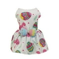 thumbnail image 2 of Pet Dog Clothes Easter Egg Bunny Summer Cute Dress Pet Supplies Dog Skirt Easter Pet Clothing Pet Clothes For Small And Medium Dogs Pet Clothes Birthday Gift For Pet Dog Cat M, 2 of 7