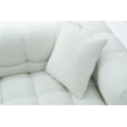thumbnail image 3 of ARCTICSCORPION Modern Accent Sofa with 2 Pillows, Blue/White, 3 of 7