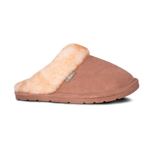Cloud Nine Sheepskin Indoor Outdoor Scuff House Slippers for Women - Genuine Sheepskin Slip-on Slippers