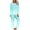 Light Blue 2 Pieces Sets 14, variant on USSUMA Womens Blouses and Tops Dressy Women's 3/4 Sleeve Shirts Sunflower Print Round Neck Loose Tops Comfy Soft Blouses Summer Casual Pullover