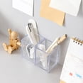 thumbnail image 4 of Cecolic 2pcs Acrylic Pen Holder Pencil Cup Desk Accessories Holder,Makeup Brush Storage Organizer for Office School Home Supplies, 4 of 10