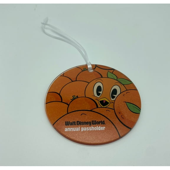 Disney WDW Orange Bird Oranges Annual Passholder Acrylic Christmas Ornament New