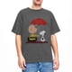 thumbnail image 3 of Camisetas de algodón 100% de Peanuts, Charlie Brown y Snoopy, camisetas novedosas para hombres, ropa de playa con diseño asombroso, manga corta, 3 of 5