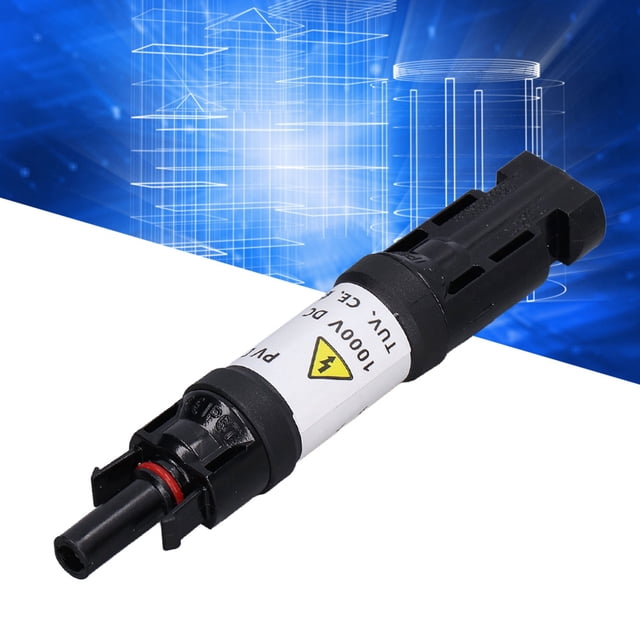 Conector de Diodo solar Fotovoltaico Resistente Al Agua, Antirreflujo, Retardante de Llama Con Diodo Incorpor, Material PPO, Protección Contra Truenos