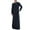 Navy, variant on Samickarr Kaftan Dresses For Men Nightshirt Long Sleeve Sleepwear Robe For Man Kaftan Thobe Men's Muslim Gown Medium Long Sleeve Standing Neck Button Home Suit Comfortable Loose Sleeping Dress Gown