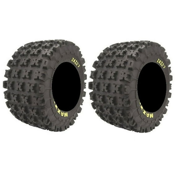 Pair of Maxxis Razr 2 Rear ATV Tires 22x11-9 (2)