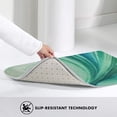 thumbnail image 4 of Blue Green Gradient Rugs Washable Cover Floor Rug Carpets Bathroom Decorations for Kitchen Bedroom Indoor 20x31.5in, 4 of 5