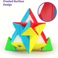 thumbnail image 2 of D-FantiX QYTOYS Qiming Pyramid Speed Cube Stickerless Triangle Cube 3x3 Puzzle, 2 of 5