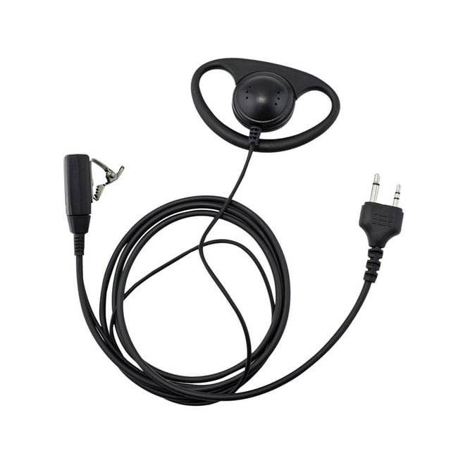 Auriculares de 2 Pines Perfecl con Micrófono PTT para Midland Radio G6 G7 G8 G9 LXT80 GXT635 GXT650