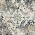 thumbnail image 4 of SAFAVIEH Madison Ognen Overdyed Geometric Area Rug, Ivory/Blue, 9' x 12', 4 of 7