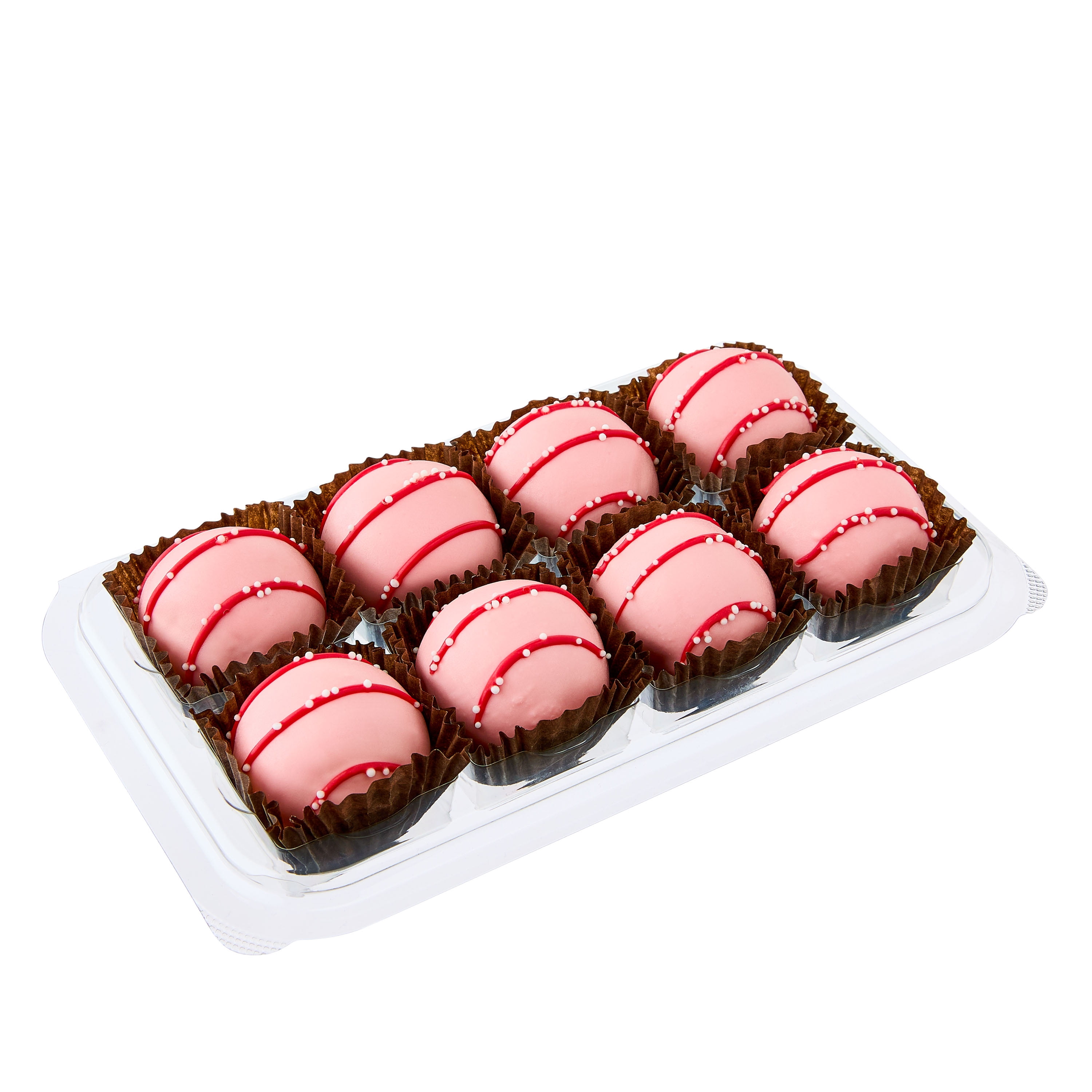 Marketside Valentine's Day Vanilla Cake Poppers, 9.88 oz, 8 Count