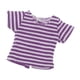 thumbnail image 4 of Camisa de rayas de muñeca Hugo Accesorio de Ropa Casual púrpura, 4 of 9