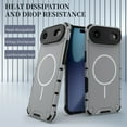 thumbnail image 2 of Allytechgroup Rugged Case for Apple iPhone Air, [Compatible with Magsafe] Lightweight Bumper Heat Dissipation Design Anti-Scratch Shockproof Phone Case Cover for iPhoen 17 Pro Max, Black, 2 of 7