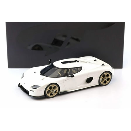 GT Spirit 2024 Koenigsegg CC850 White w/ Gold Wheels 1:18