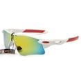 thumbnail image 1 of Gafas de sol reflectantes con película de color deslumbrante, gafas deportivas para hombres y mujeres, gafas para montar al aire libre, gafas de sol, 1 of 1