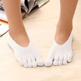 thumbnail image 4 of Under $5 Sock Slippers White Arrival Five Toe Sock Slippers Invisibility for Solid Color Socks, 4 of 7