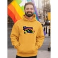 thumbnail image 2 of Happy Pride Bubblegum Banner Hoodie Men -Smartprints Designs, Male Medium, 2 of 4