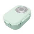 thumbnail image 4 of Contenedores Bento, Compartimento De Acero Inoxidable De Doble Capa En Forma De Cámara Extraíble 1450ml Caja Térmica Bento Reutilizable Para La Escuela, 4 of 8