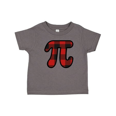 

Inktastic Pi Day Math Party Buffalo Plaid Gift Toddler Boy or Toddler Girl T-Shirt