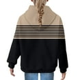 thumbnail image 4 of Mercatoo Long Sleeve Sweatshirt for Kids Boys Girls Hooded Printed Warm Tops Fall Casual 𝗣reppy Pullover with Pocket, 4 of 7