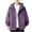 Purple, variant on Sentmoon Men Winter Coat Solid Color Long Sleeve Lapel Collar Men's Lightweight Jackets Oversized Zipper Windbreaker Waterproof Mens Clothing Fall Casual for Festival Camping and Outdoor