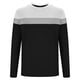 thumbnail image 4 of pstuiky manga larga para hombre, Camiseta deportiva informal de manga larga con cuello redondo y parches para hombre camisetas de hombre s, 4 of 6
