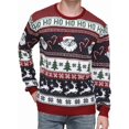 thumbnail image 1 of Chandail de Noël pour Hommes Rudolph Renne Vacances Festif Tricoté Cardigan Mignon Laid, 1 of 5