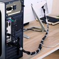 thumbnail image 3 of 3PCS data cable storage straps, cable management, fixed self-adhesive straps grey 3PCS 15mm, 3 of 5