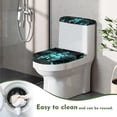 thumbnail image 5 of HELLHERO Turtle Flowers Toilet Seat Cover Replacement Adjustable 2 Pieces Easy to Clean Reusable for Hotel, 5 of 8
