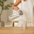 thumbnail image 7 of 2L Glass Water Pitcher, Large Capacity Cold Water Carafe, Borosilicate Glass Jug with Stainless Steel Lid, for Home Office Party, 7 of 7