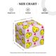 thumbnail image 4 of Fotbe Ducks And Pink Heart Porta Pañuelos Decorativo de Cuero, Caja Cuadrada Moderna para Pañuelos Faciales, Organizador y Dispensador 5x5x5'', 4 of 7
