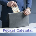 thumbnail image 5 of 2026-2027 Pocket Calendar - Mini Portable Date Planner With Monthly & Annual Schedules, Slim Daily Organizer For Office, School, Travel, Compact Size For Easy Carrying, 5 of 6