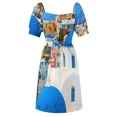 thumbnail image 5 of Santorini Greece Color Sleeveless Dress dress party night Long dresses women clothes summer dress for women 2024, 5 of 6