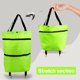 thumbnail image 5 of Carro De La Compra Bolsas de comestibles con ruedas Oxford de fácil instalación para viaje de campamento (verde) Ehuebsd  Para Estrenar, 5 of 8