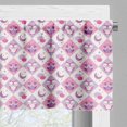 thumbnail image 5 of Ambesonne Owls Valance & Curtain, Sleeping Birds Moon Stars, 55"x30", Pink Lavender, 5 of 6