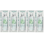 Biotrue Contact Lens Solution, Multi-Purpose Solution for Soft Contact Lenses, Lens Case Included, 10 FL OZ - 5 Pack
