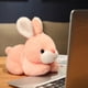 thumbnail image 4 of Conejo de Peluche de Tela Wistiti Suave. Juguete de Conejo de Pascua para Niños. Decoración Festiva., 4 of 6