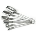 thumbnail image 1 of 6 Pcs en Acier Inoxydable Cuillère à Mesurer Tasses Cuillère à Mesurer Ensemble Ensemble d'Acier Inoxydable Cuillère à Café Outils de Cuisson Cuisine Café à la Maison, 1 of 6