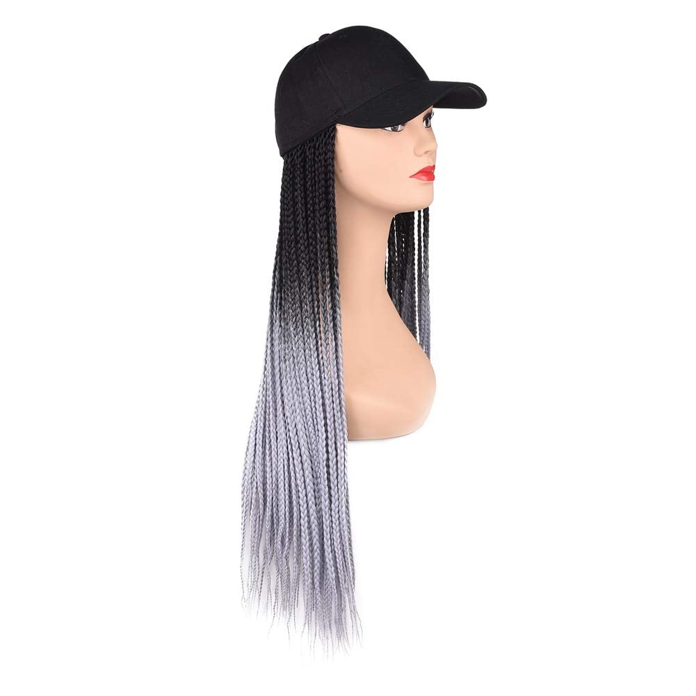 Box braids Synthetic Hair Hat Wig 