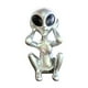 thumbnail image 2 of Estatua de extraterrestre, figura decorativa de resina, adorno de mesa para la entrada. No escuchar, 2 of 9