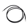 thumbnail image 1 of Cables de batería de inversor de cobre universal para automóvil Unique Bargains 6 AWG Gauge 5/16"-5/8" Cable de terminal de batería 5 pies negro, 1 of 6