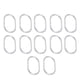thumbnail image 5 of Moyic 12 Pieces Bath Curtain Hangers Pole Curtains Hooks Tool Drape C-shaped Hanger Hanging Component Fixing Rings Fixator Shower Transparente 2Conjunto, 5 of 6