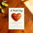thumbnail image 2 of GiftsYZEGDCH Basketball Pocket Hug with Gift Card - Heart-Shaped Sport - Sports Themed Pocket Hug Encouragement Collection Gifts - Gifts for Friends Family Women Men, 2 of 10