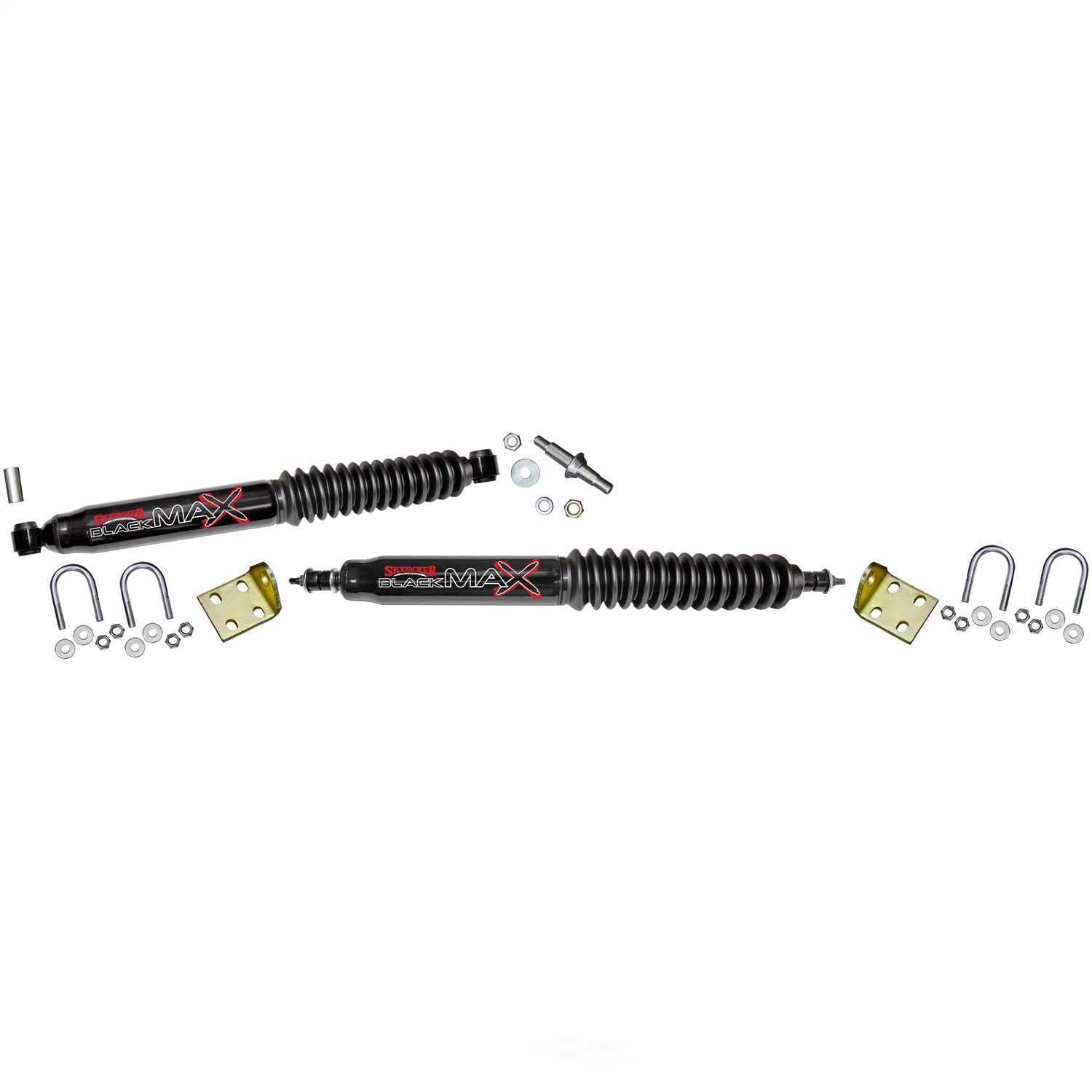 Skyjacker Suspensions 8219 Steering Stabilizer Dual Kit, BLACK W/BLK BT