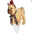 thumbnail image 1 of Christmas Decorations Outside Light-Up Animals Dog Deer Santa ClausOutside, 1 of 6
