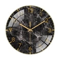 thumbnail image 2 of Reloj de pared silencioso Baoblaze Reloj de pared negro, 2 of 7