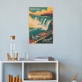 thumbnail image 4 of Motivational Wall Art Vintage Travel Poster Niagara Falls Inspirational Retro Tourism Design for Office Home Decor Print Poster, 4 of 8