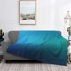 thumbnail image 2 of Fotbe Blue to turquoise Manta de Franela con Estampado, Manta Ultrasuave para Cama, Sofá, Auto, Hipoalergénica y Antibolitas-80"x60", 2 of 6