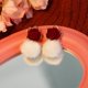 thumbnail image 2 of Neue 2024 Flocking Vintage Hair Ball Red Rose Ohrringe ( STORY), 2 of 4