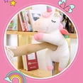 thumbnail image 3 of Unicornio de peluche de juguete, regalo de cumpleaños, regalo de juguete, blanco, 30 cm oso de fresa Electrónica, 3 of 5